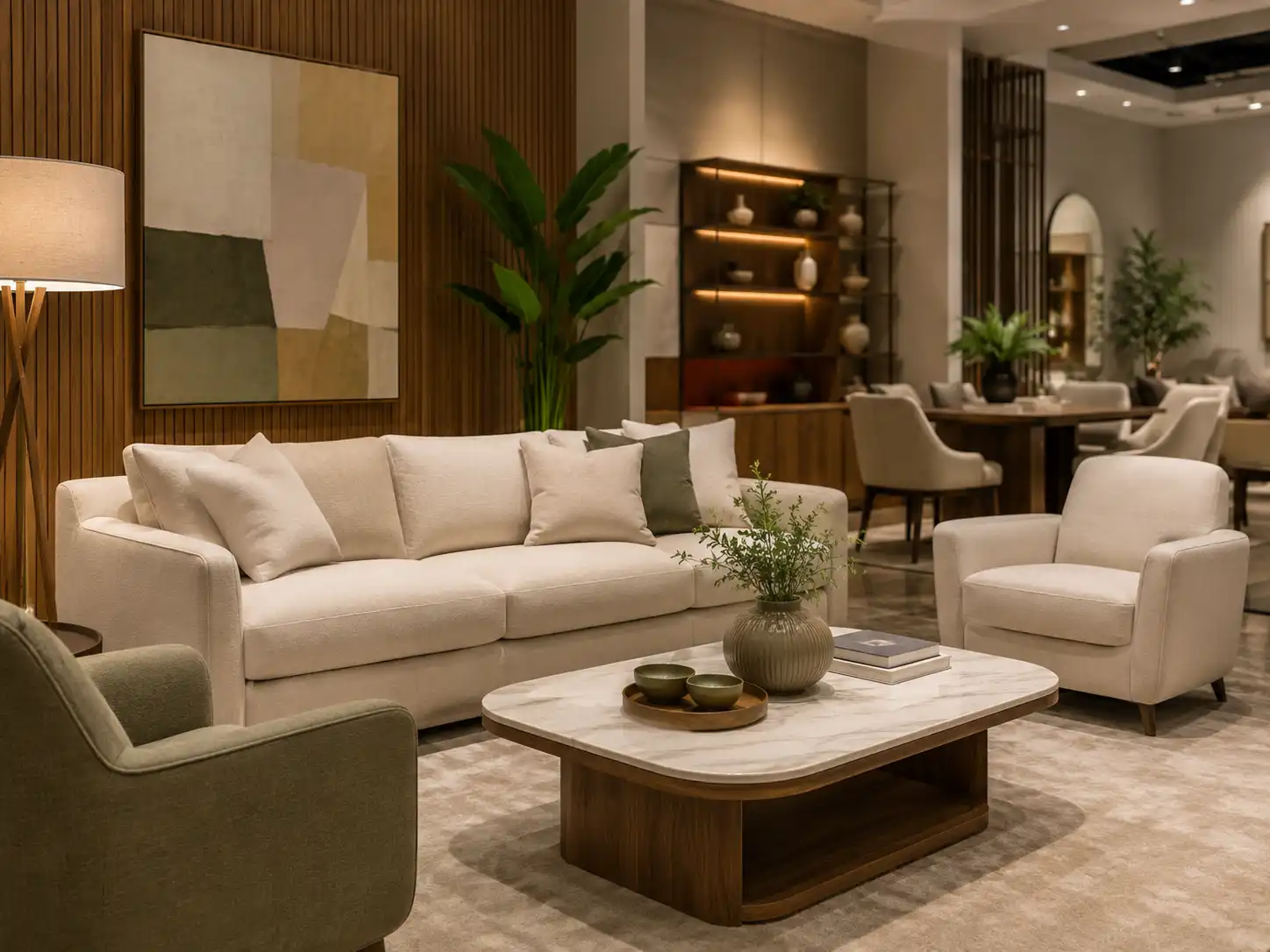 Modern furnished interior by Brand Furniture